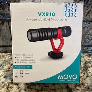 MOVO VXR10 Universal Cardioid Microphone new in box